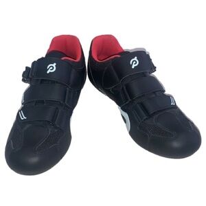 Peloton Black & Red Indoor Cycling Cleat Hook & Loop Unisex EUR SZ 42 Shoes